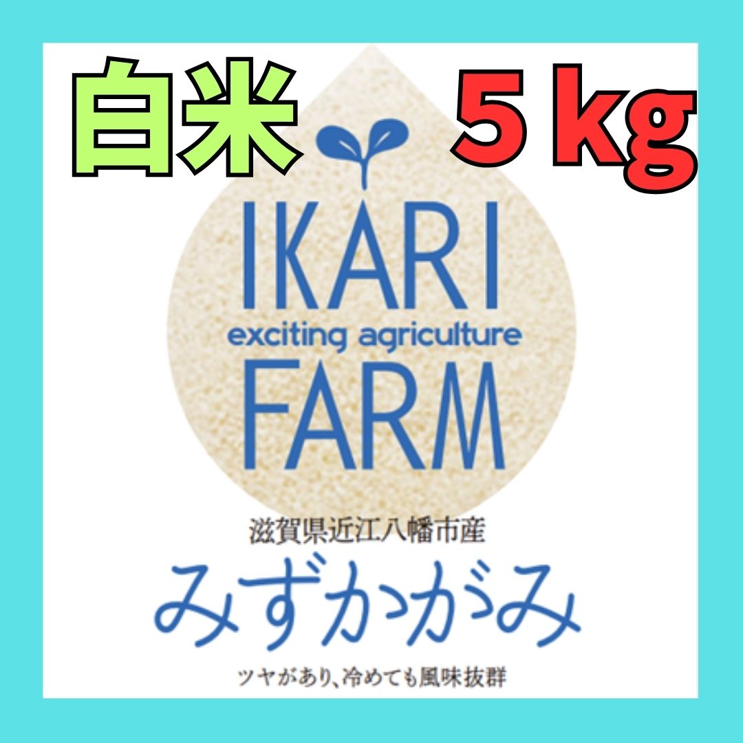 ５年産】みずかがみ 白米5kg - イカリファーム